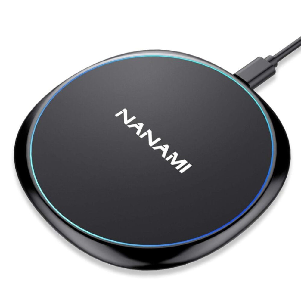 Fast Wireless Charger, NANAMI 15W Max Qi Charging Pad for Phones AirPods